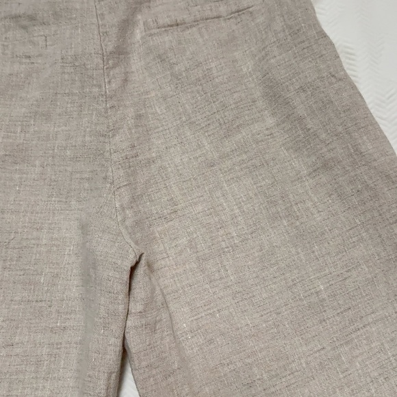 & Other Stories Sand Color LINEN Pants in sz 4 - Picture 4 of 9